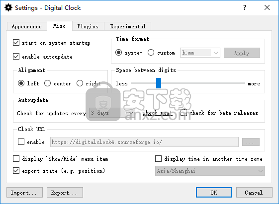 digital clock(桌面数字时钟)