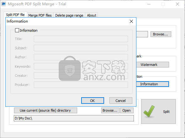 Mgosoft PDF Split Merge(pdf拆分合并软件)