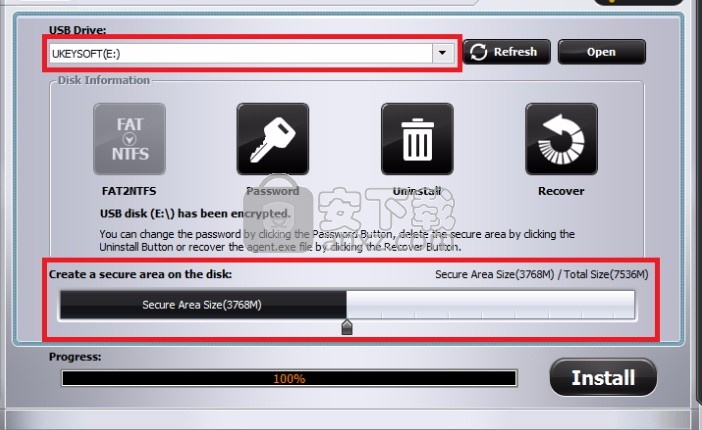 UkeySoft USB Encryption(USB加密工具)