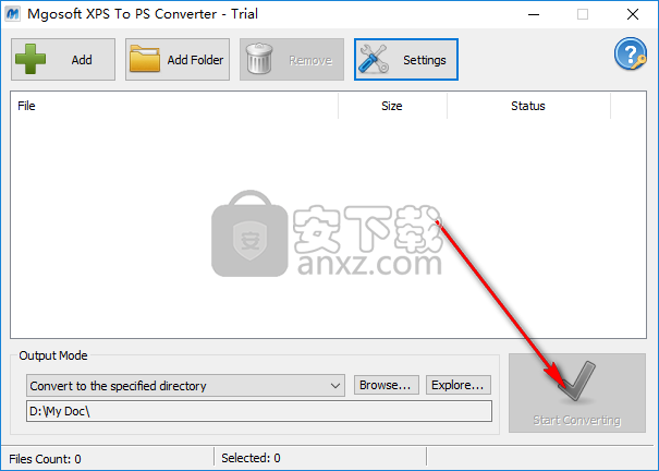 Mgosoft XPS To PS Converter(XPS转PS转换器)