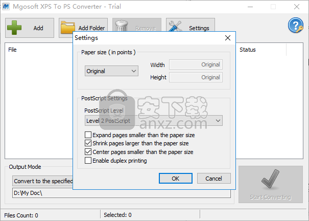 Mgosoft XPS To PS Converter(XPS转PS转换器)