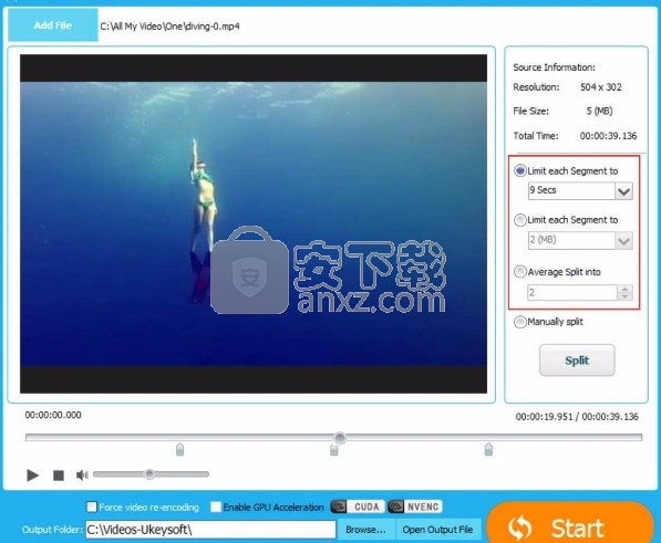 UkeySoft Video Editor(视频文件剪辑工具)