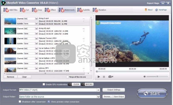 UkeySoft Video Converter(视频文件转换工具)