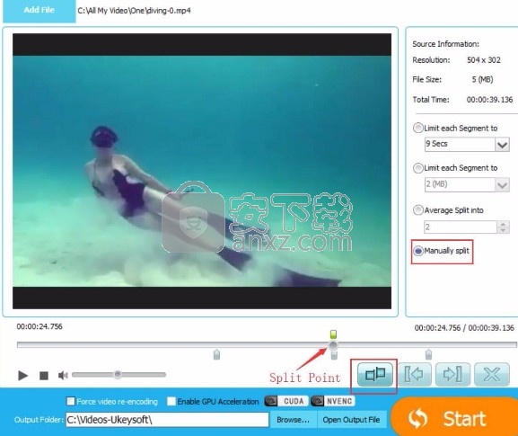 UkeySoft Video Editor(视频文件剪辑工具)