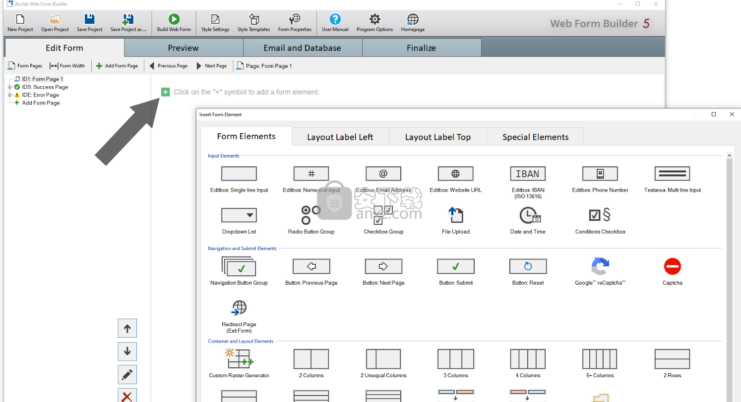 Arclab Web Form Builder(网页表单制作工具)