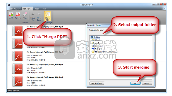 免费pdf合并器(Free PDF Merger)