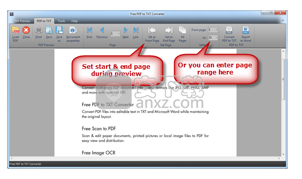 Free PDF to TXT Converter(PDF转TXT转换器)
