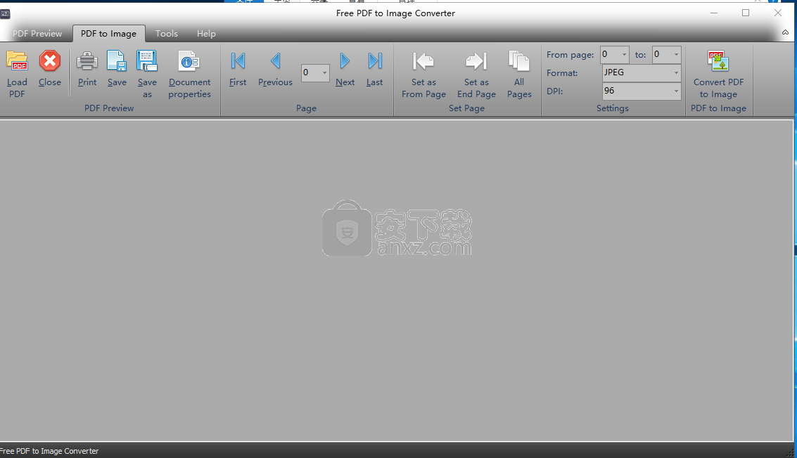 pdf转图片工具(Free PDF to Image Converter)
