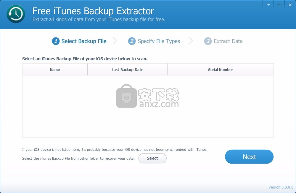 Free iTunes Backup Extractor(备份数据提取工具)