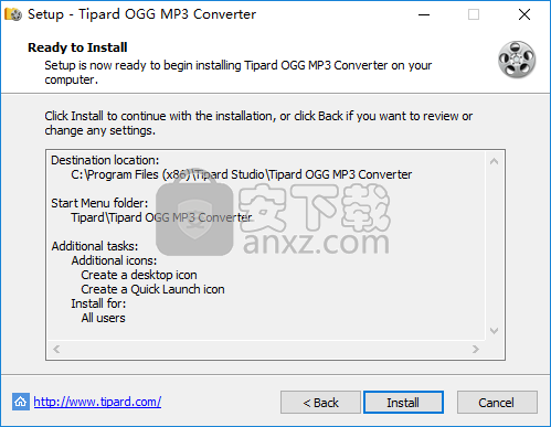 Tipard OGG MP3 Converter(ogg mp3格式转换器)