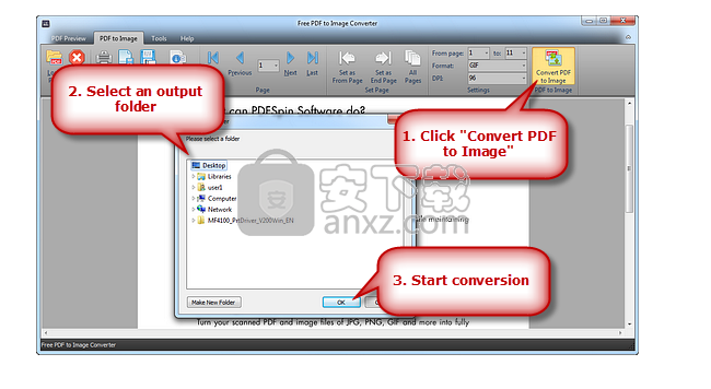 pdf转图片工具(Free PDF to Image Converter)