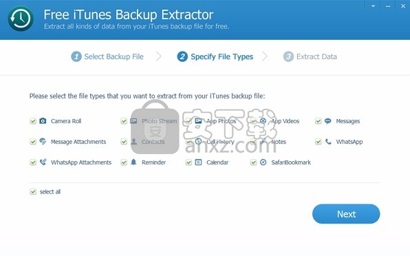 Free iTunes Backup Extractor(备份数据提取工具)