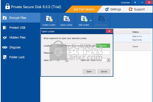 Private Secure Disk(系统磁盘加密工具)