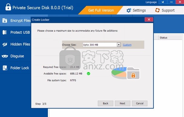 Private Secure Disk(系统磁盘加密工具)