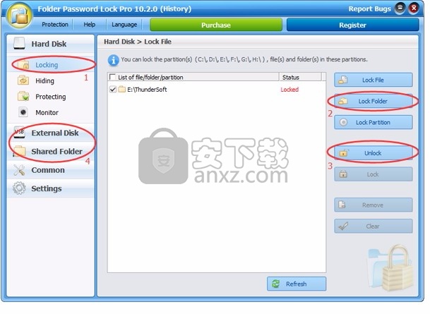 Folder Password Lock Pro(文件夹加密工具)