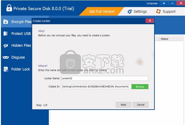 Private Secure Disk(系统磁盘加密工具)