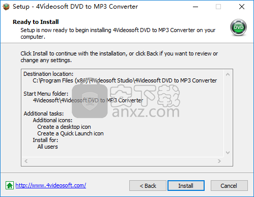 4Videosoft DVD to MP3 Converter(DVD转MP3转换器)