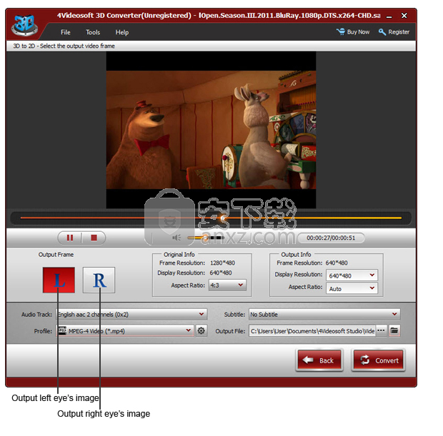 4Videosoft 3D Converter(3D视频转换器)