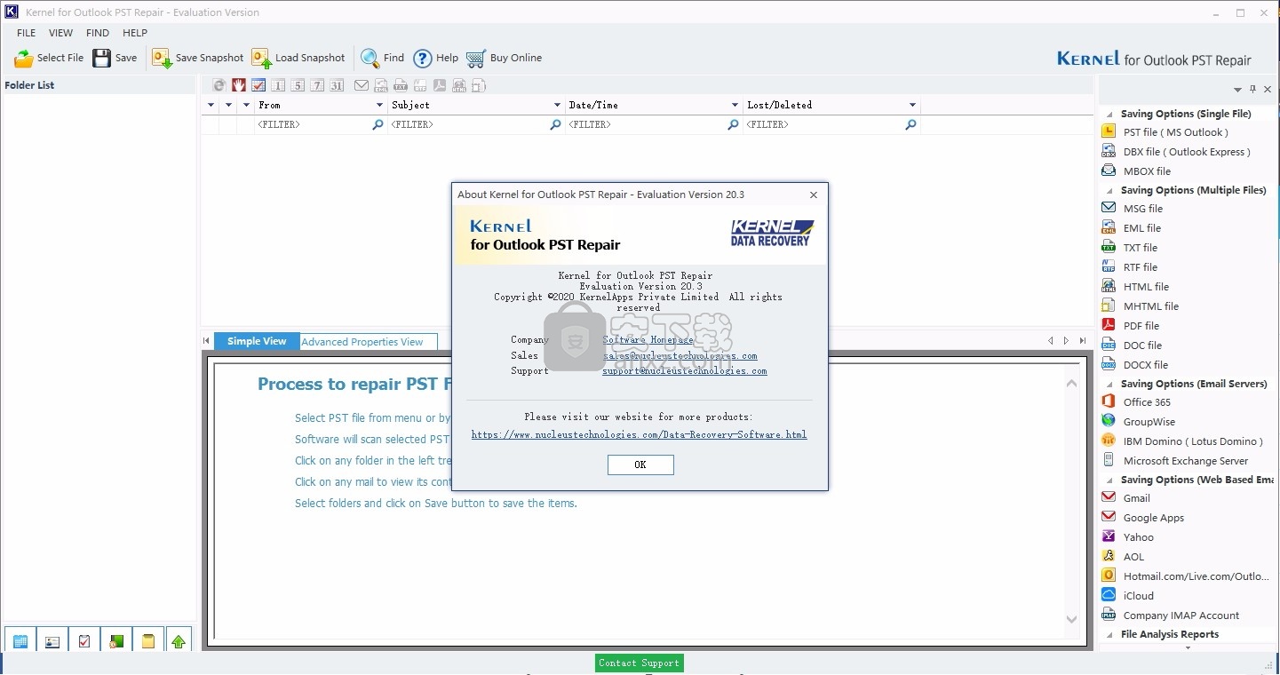Kernel for Outlook PST Repair(PST文件修复)