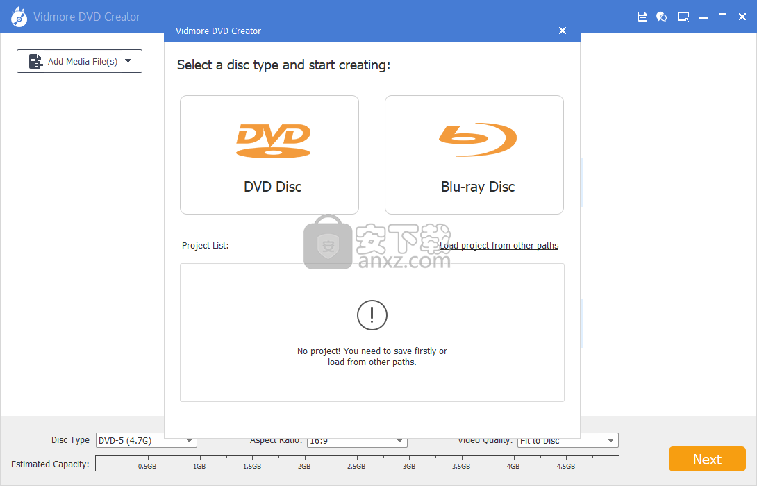 Vidmore DVD Creator(DVD刻录工具)