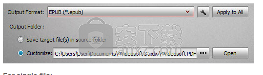 4Videosoft PDF to ePub Maker(pdf转epub转换器)