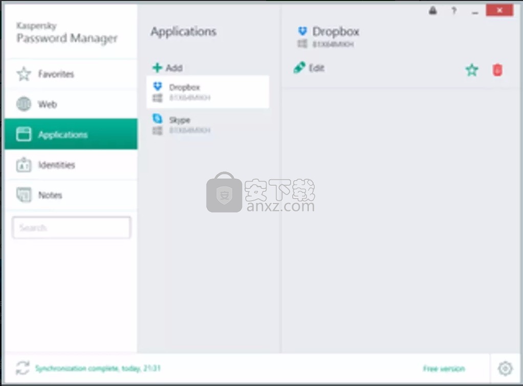 Kaspersky Password Manager(账号密码记录软件)