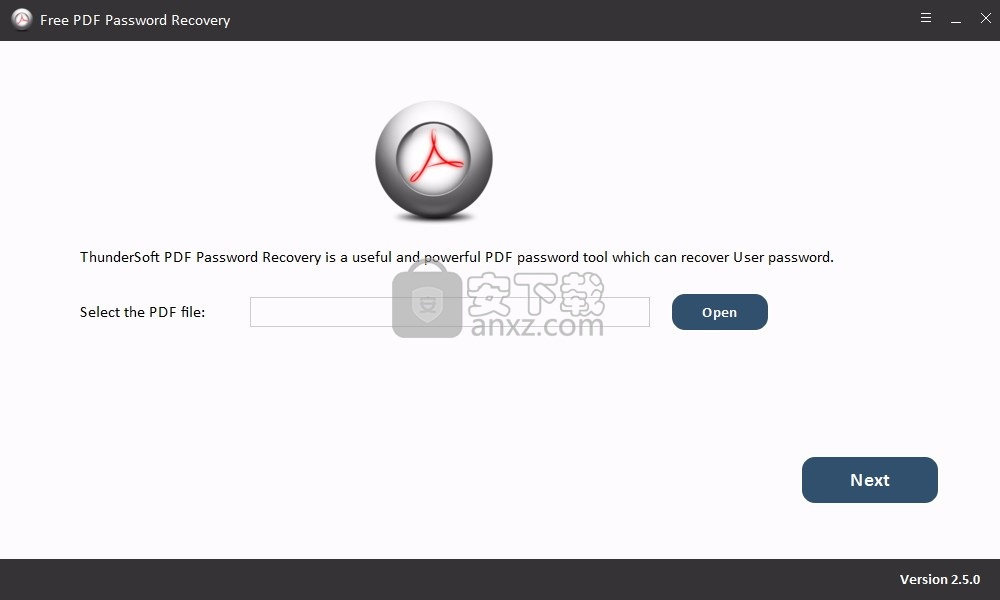 Free PDF Password Recovery(PDF文件密码找回工具)