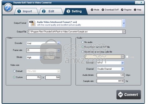 ThunderSoft Flash to Video Converter(文件转换工具)