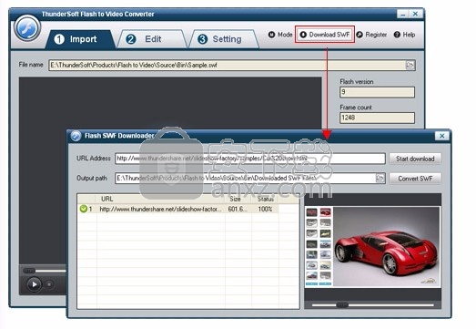 ThunderSoft Flash to Video Converter(文件转换工具)