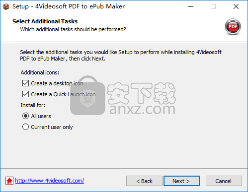 4Videosoft PDF to ePub Maker(pdf转epub转换器)