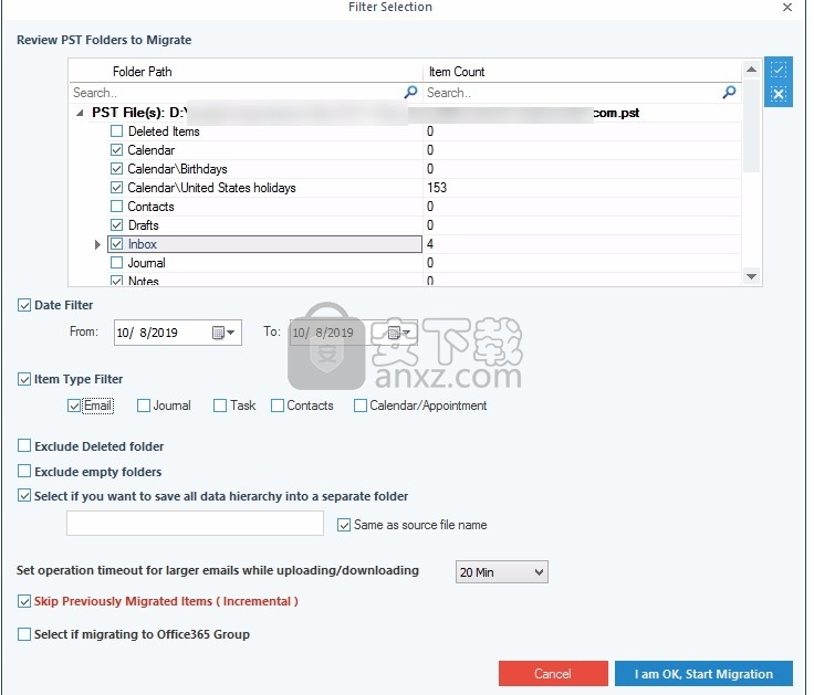 Import PST to Office 365(文件传输与管理工具)