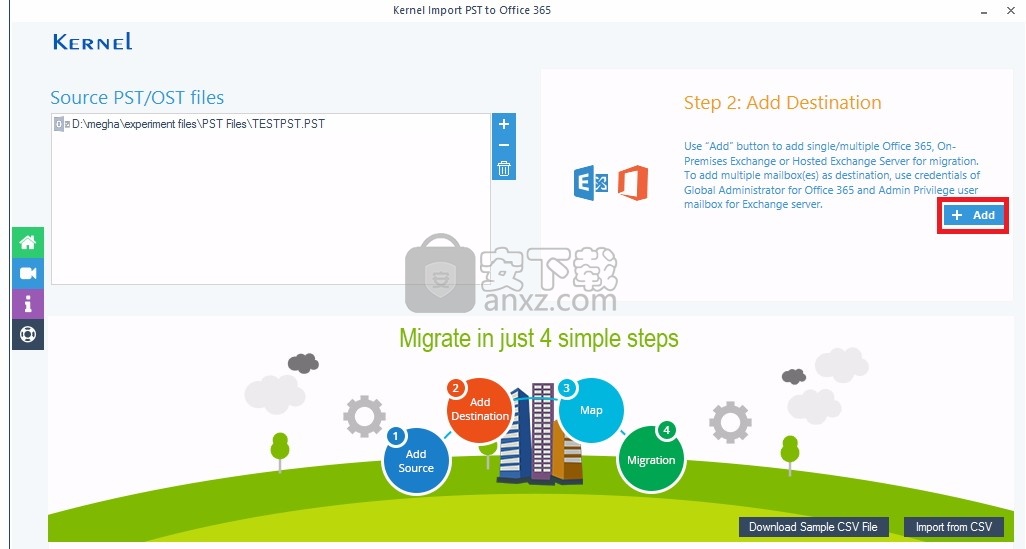 Import PST to Office 365(文件传输与管理工具)