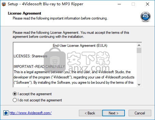 4Videosoft Blu-ray to MP3 Ripper(蓝光转mp3软件)