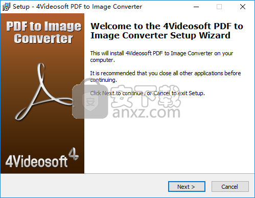 4Videosoft PDF to Image Converter(PDF转图片转换器)