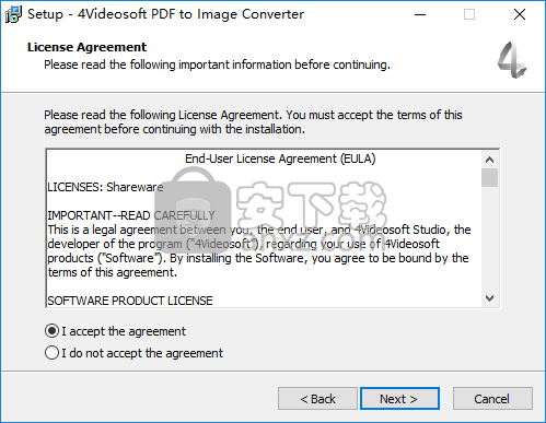 4Videosoft PDF to Image Converter(PDF转图片转换器)