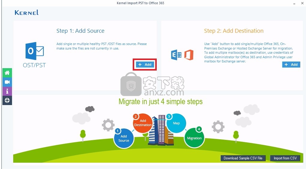 Import PST to Office 365(文件传输与管理工具)