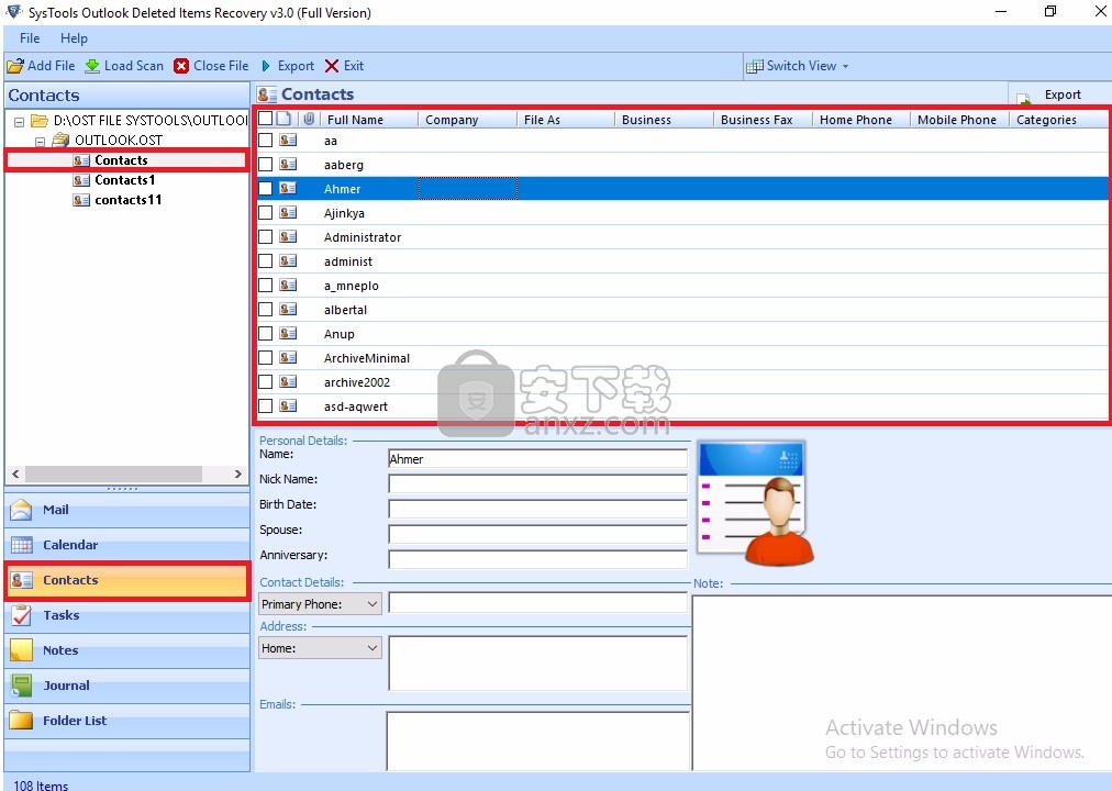 SysTools Outlook Deleted Items Recovery下载