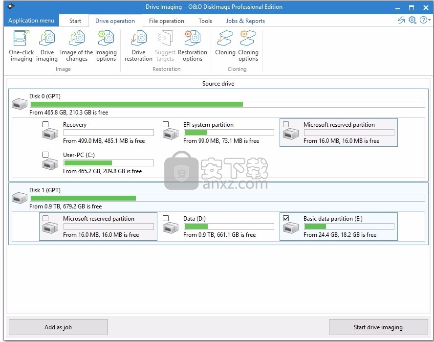 O&O DiskImage Pro 15(磁盘文件备份工具)