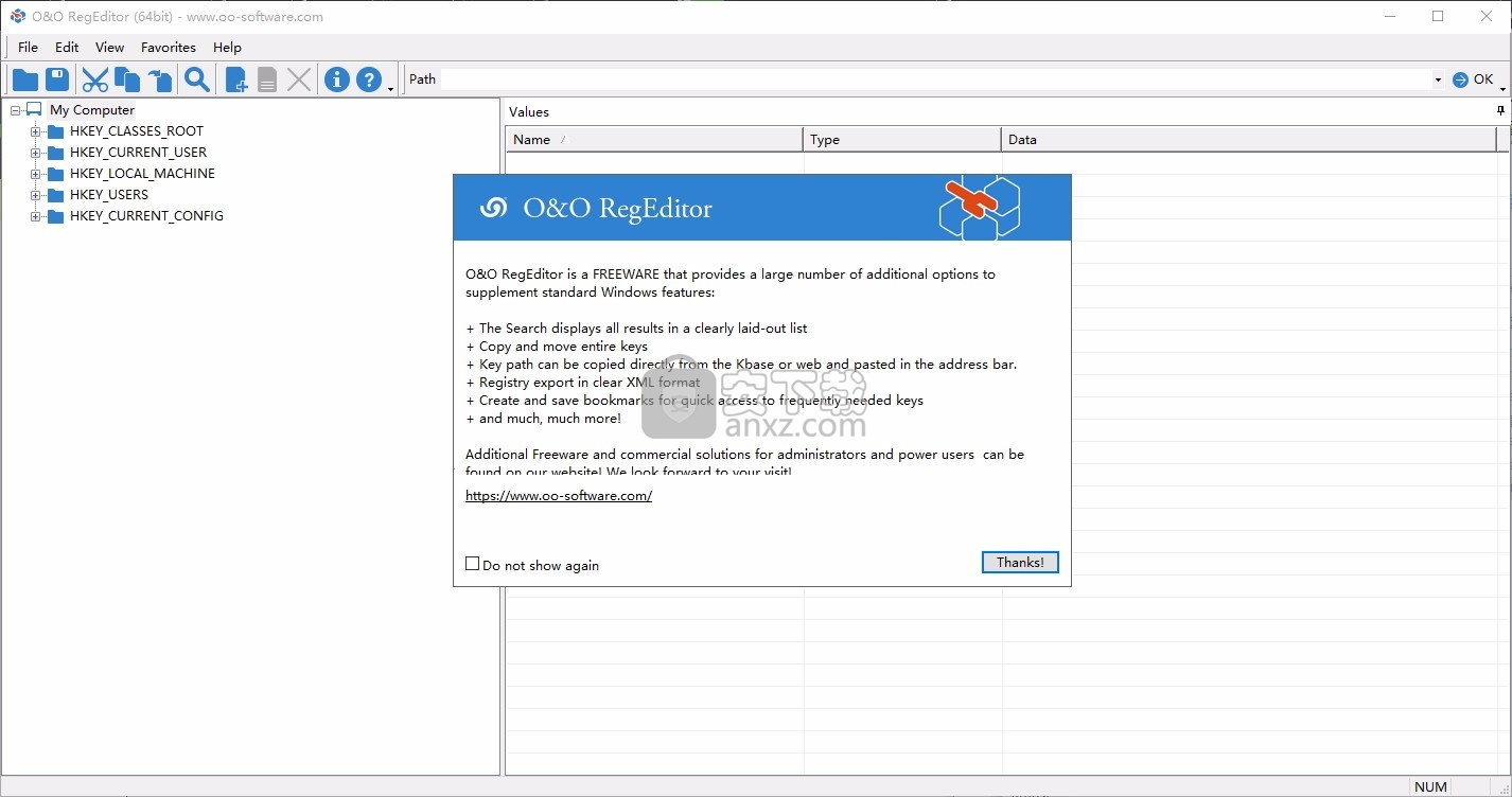 O＆O RegEditor(注册表管理工具)