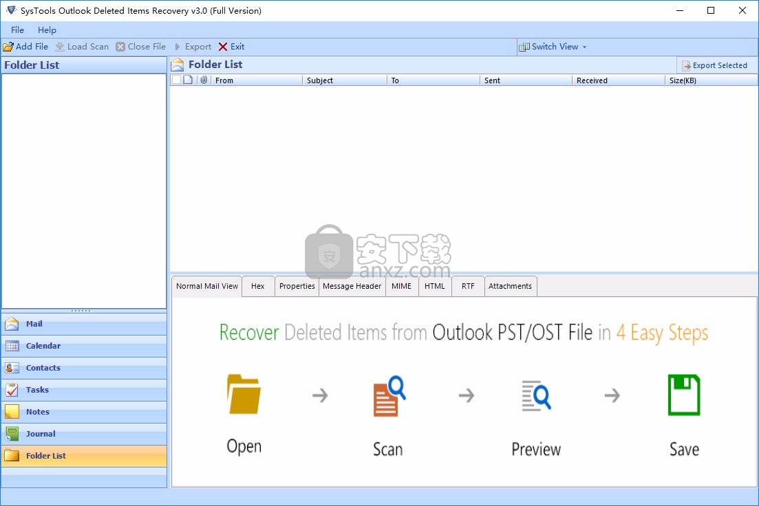 SysTools Outlook Deleted Items Recovery下载