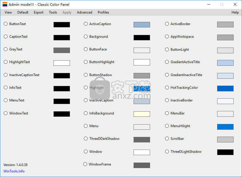 Classic Color Panel(win10系统窗口颜色更改工具)
