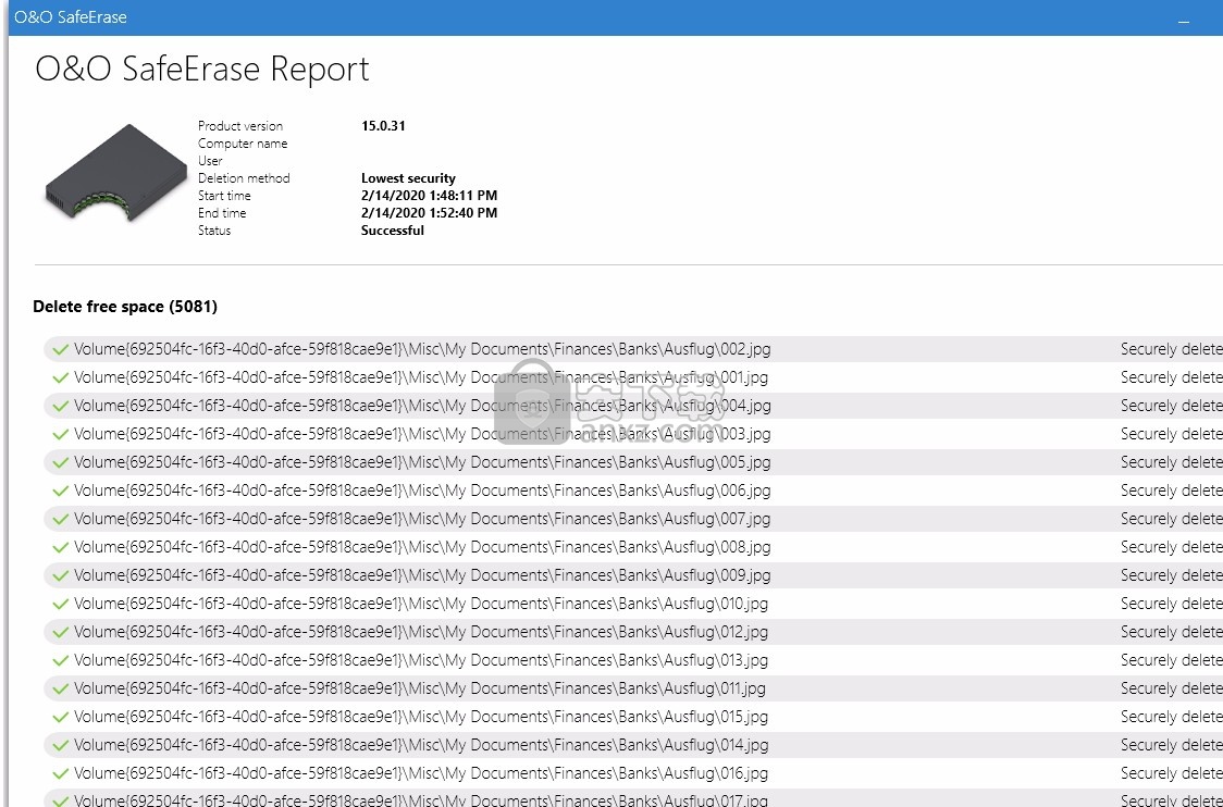 O&O SafeErase(数据彻底擦除工具)