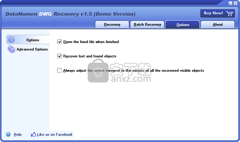 DataNumen DWG Recovery(dwg文件修复工具)