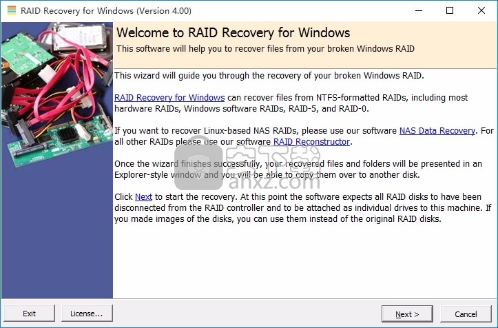 RAID Recovery for Windows(电脑磁盘数据恢复工具)