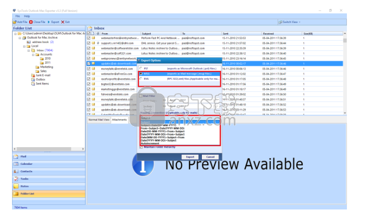 SysTools Outlook Mac Exporter(OLM到PST转换器)