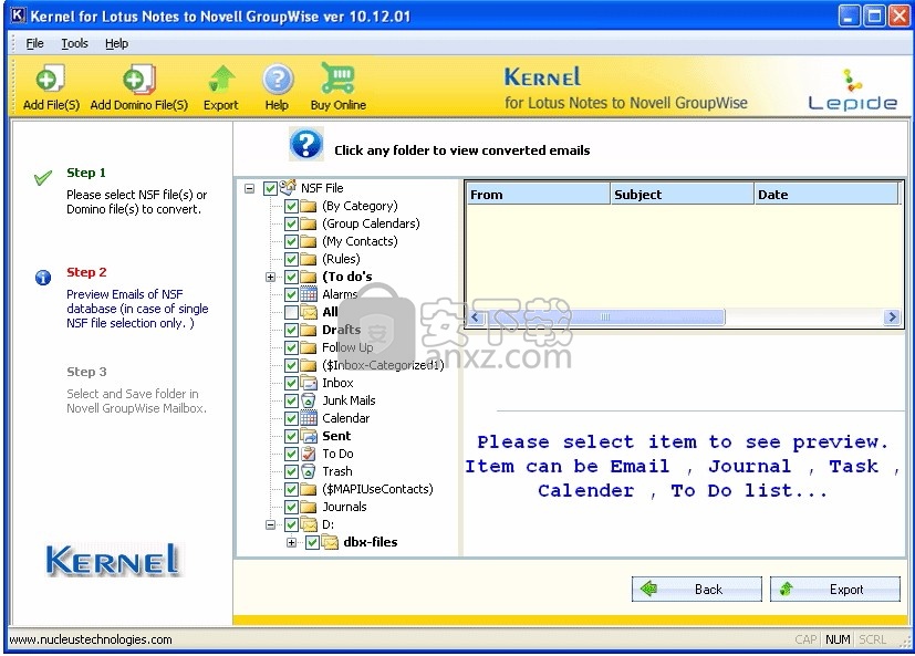 Lotus Notes to GroupWise(NSF文件迁移)