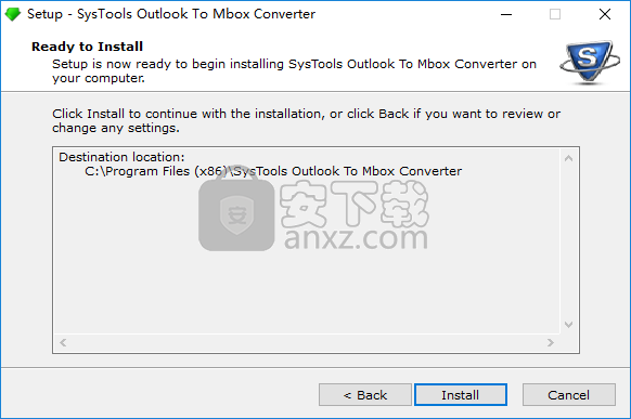 SysTools Outlook to MBOX(Outlook转Mbox转换器)