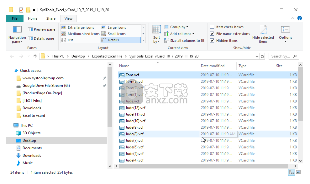SysTools Excel to vCard Converter(Excel转vCard转换器)