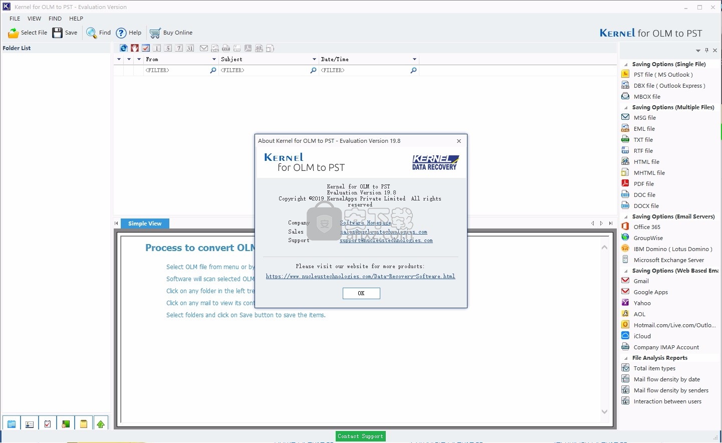 Kernel OLM to Office 365(文件迁移与转换工具)