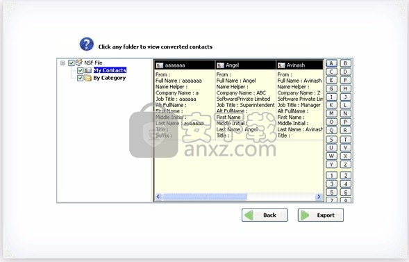 Notes Contacts to Outlook(文件格式转换工具)